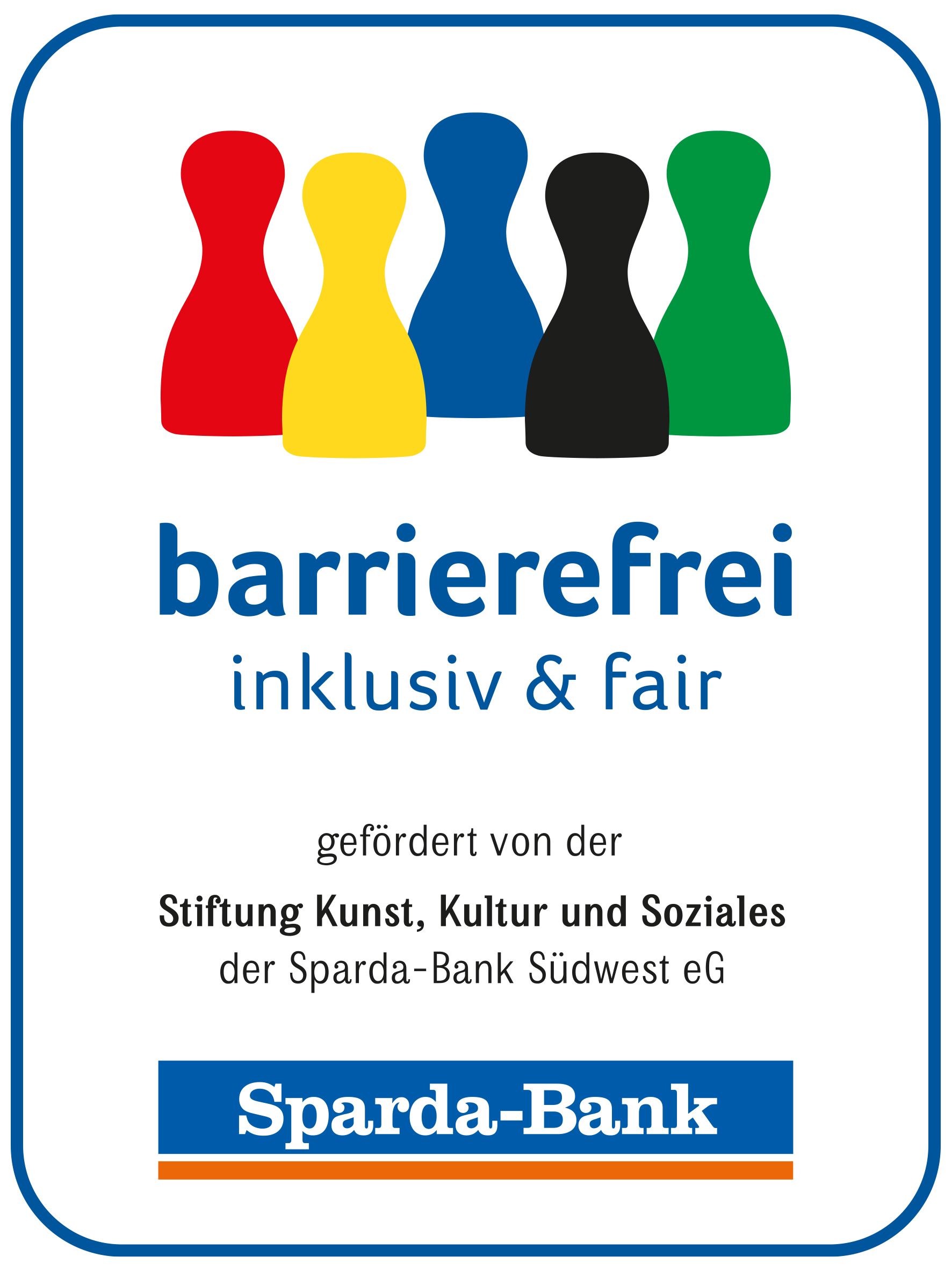 Logo der Stiftung barrierefrei inklusiv & fair der Sparda Bank