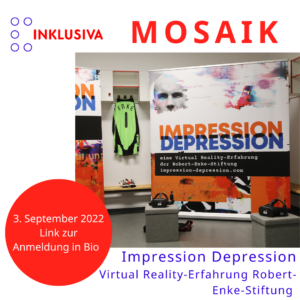 Impression Depression, Robert-Enke-Stiftung. Anmeldung über Link.