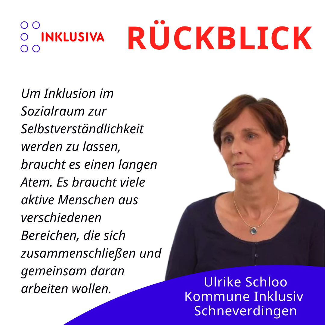Profilfoto Ulrike Schloo neben Zitat aus Text.